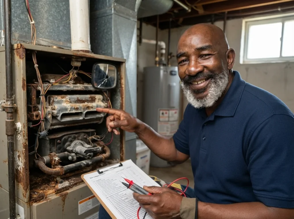 Common Problems Found During Home Inspections in Detroit: What Buyers Should Watch For Heating and Cooling Equipment Near the End of Life