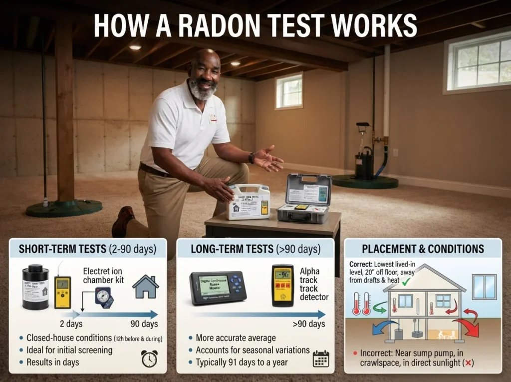 How a Radon Test Works
