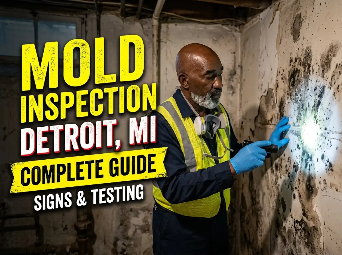 Mold Inspection in Detroit MI Complete Guide to Signs, Testing and Hidden Mold Problems