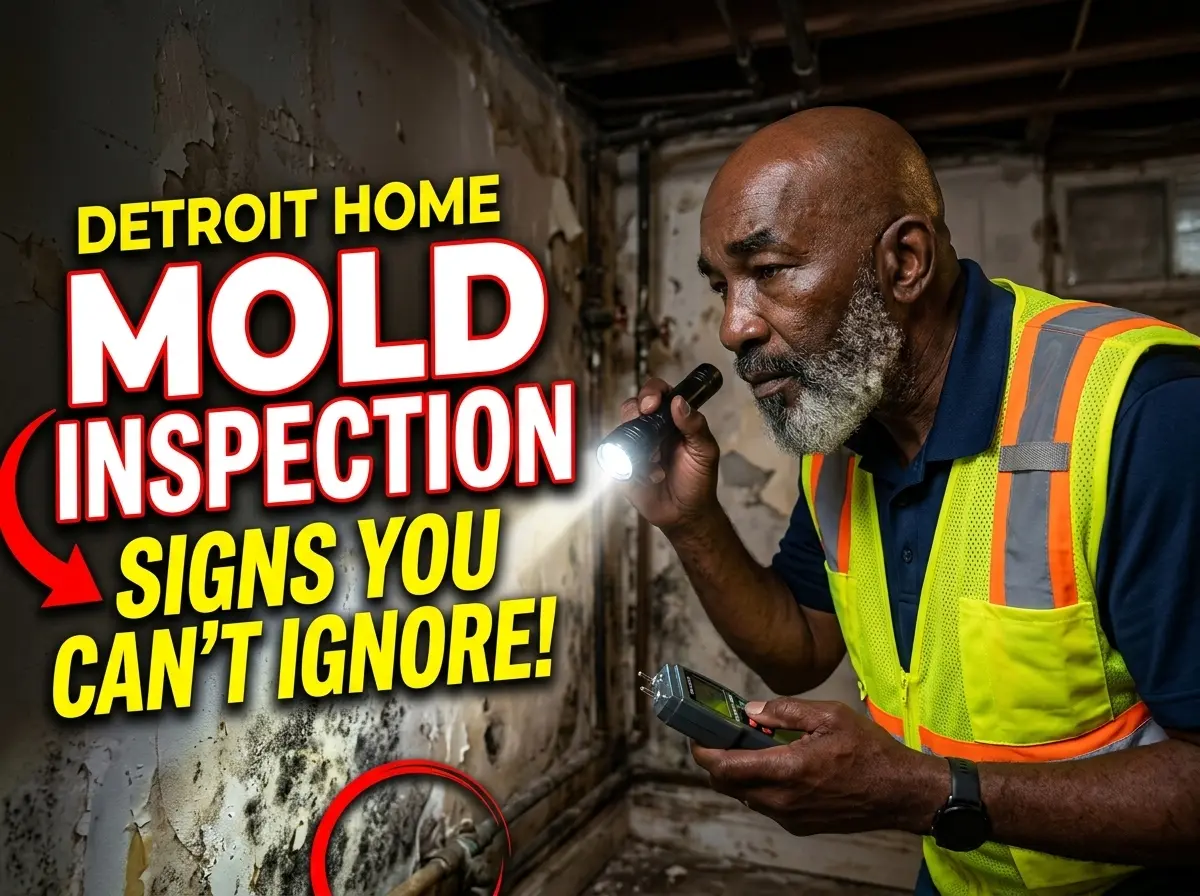 Signs Your Detroit Home May Need a Mold Inspection Moisture, Odors and Hidden Growth